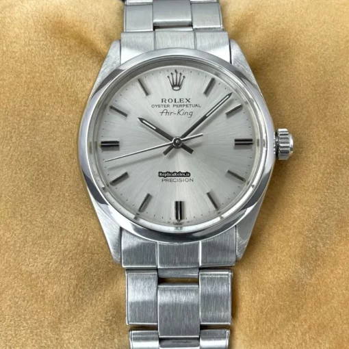 Discount Imitation Rolex Air King Precision 5500 Caliber 1520 Automatic Movement 34x40mm Steel Case Mens/unisex Watch - Image 6