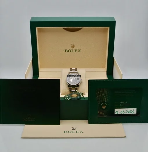 Ideal Clone Rolex Lady-datejust 278274 Caliber 2236 Automatic Movement 31mm Steel Case Watch - Image 11