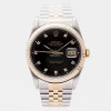 Epic Fake Rolex Datejust 16233 Caliber 3135 Automatic Movement 36mm Gold/steel Case Mens/unisex Watch