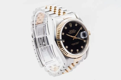 Epic Fake Rolex Datejust 16233 Caliber 3135 Automatic Movement 36mm Gold/steel Case Mens/unisex Watch - Image 2