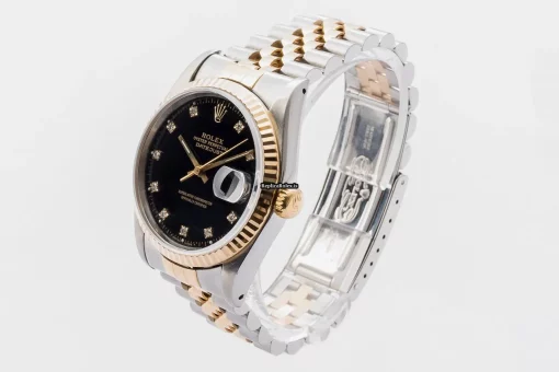 Epic Fake Rolex Datejust 16233 Caliber 3135 Automatic Movement 36mm Gold/steel Case Mens/unisex Watch - Image 3