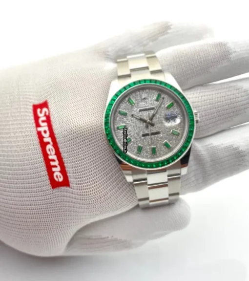 Defect Replica Rolex Datejust 126300 Caliber 3235 Automatic Movement 41mm Steel Case Mens/unisex Watch - Image 3
