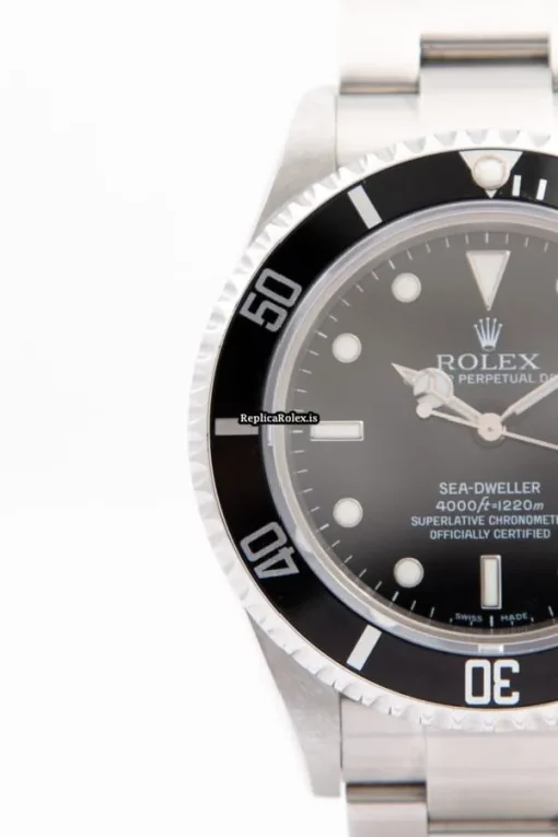 Swiss Knockoff Rolex Sea-dweller 4000 16600 Automatic Movement 40mm Steel Case Mens/unisex Watch - Image 4