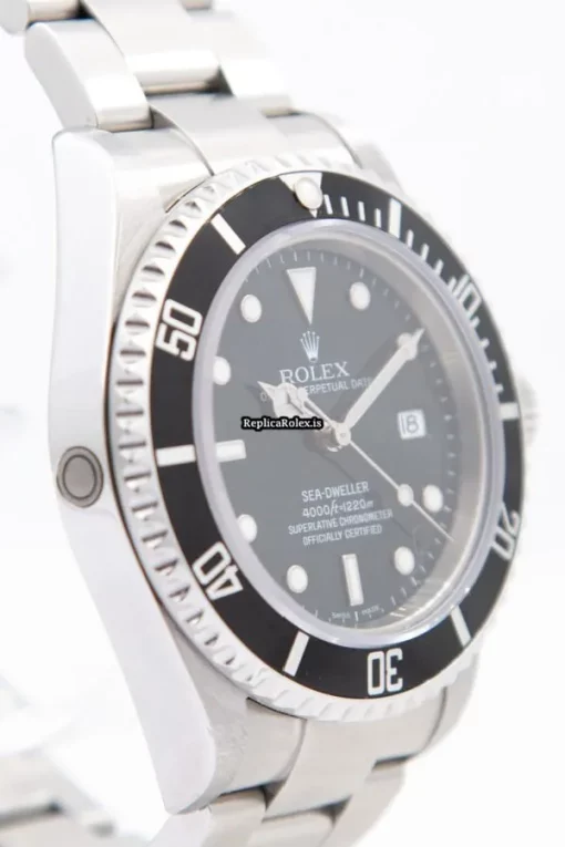 Swiss Knockoff Rolex Sea-dweller 4000 16600 Automatic Movement 40mm Steel Case Mens/unisex Watch - Image 5