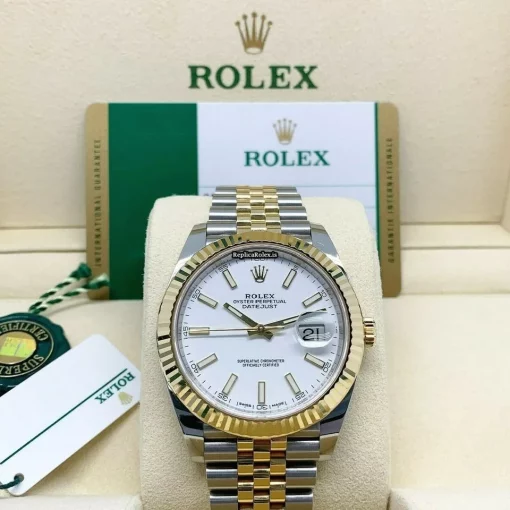 High-end Replica Rolex Datejust 126333 Caliber 3235 Automatic Movement 41mm Gold/steel Case Mens/unisex Watch