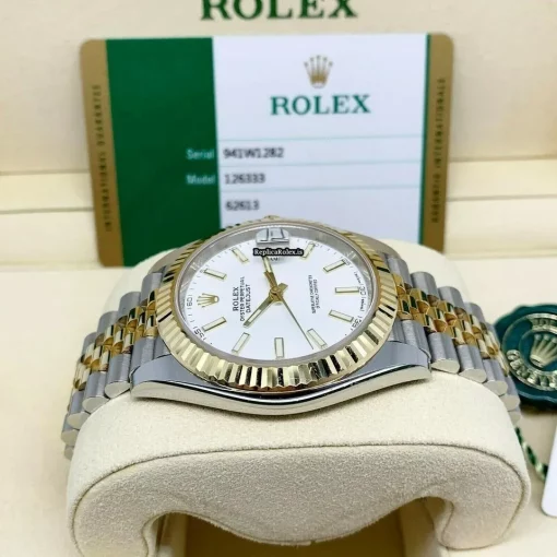 High-end Replica Rolex Datejust 126333 Caliber 3235 Automatic Movement 41mm Gold/steel Case Mens/unisex Watch - Image 4