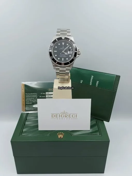 Suitable Replica Rolex Submariner Date 16610 Caliber 3135 Automatic Movement 40mm Steel Case Mens/unisex Watch - Image 10