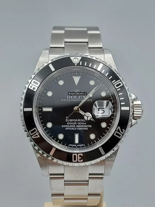 Suitable Replica Rolex Submariner Date 16610 Caliber 3135 Automatic Movement 40mm Steel Case Mens/unisex Watch - Image 3