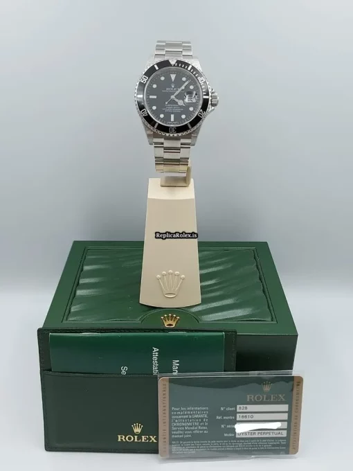Suitable Replica Rolex Submariner Date 16610 Caliber 3135 Automatic Movement 40mm Steel Case Mens/unisex Watch - Image 6