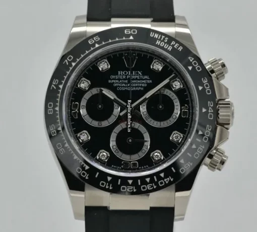 Stylish Fakes Rolex Daytona 116519ln Automatic Movement 40mm White Gold Case Mens/unisex Watch - Image 3