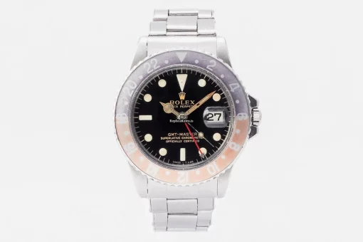 Swiss Replica Rolex Gmt-master 1675 Caliber 1570 Automatic Movement 40mm Steel Case Mens/unisex Watch