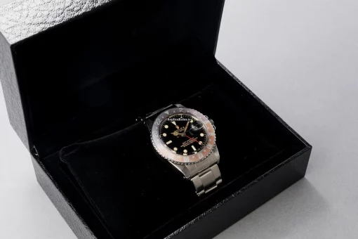 Swiss Replica Rolex Gmt-master 1675 Caliber 1570 Automatic Movement 40mm Steel Case Mens/unisex Watch - Image 4