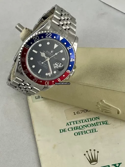 Awesome Fake Rolex Gmt-master 16700 Caliber 3175 Automatic Movement 40mm Steel Case Mens/unisex Watch - Image 5