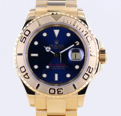 Epic Replica Rolex Yacht-master 40 16628 Caliber 3135 Automatic Movement 40mm Yellow Gold Case Watch