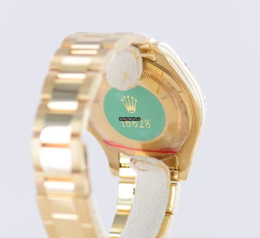 Epic Replica Rolex Yacht-master 40 16628 Caliber 3135 Automatic Movement 40mm Yellow Gold Case Watch - Image 9