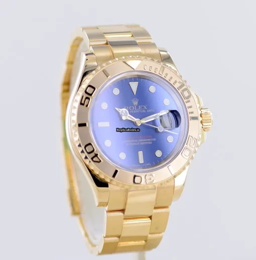 Epic Replica Rolex Yacht-master 40 16628 Caliber 3135 Automatic Movement 40mm Yellow Gold Case Watch - Image 13
