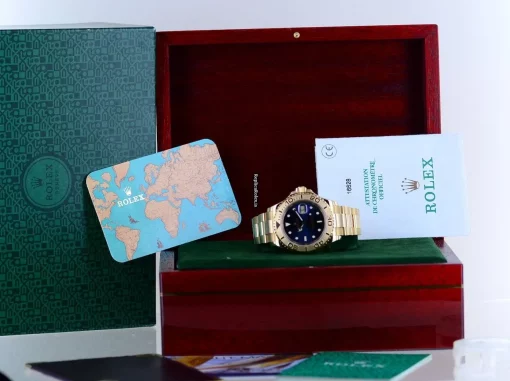 Epic Replica Rolex Yacht-master 40 16628 Caliber 3135 Automatic Movement 40mm Yellow Gold Case Watch - Image 2