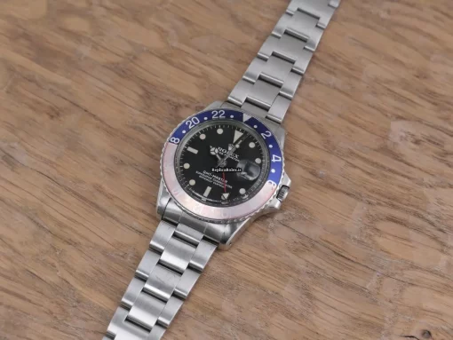 High Quality Replica Rolex Gmt-master 1675 Caliber 1570 Automatic Movement 40mm Steel Case Mens/unisex Watch - Image 16