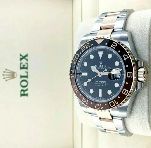 Great Copies Rolex Gmt-master II 126711chnr Caliber 3285 Automatic Movement 40mm Gold/steel Case Mens/unisex Watch - Image 6