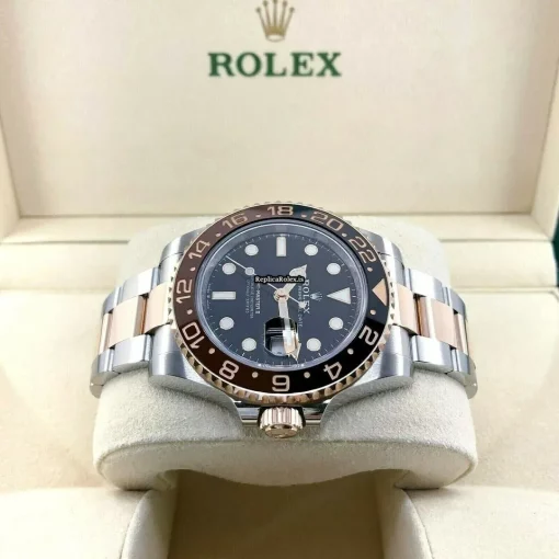 Great Copies Rolex Gmt-master II 126711chnr Caliber 3285 Automatic Movement 40mm Gold/steel Case Mens/unisex Watch - Image 7