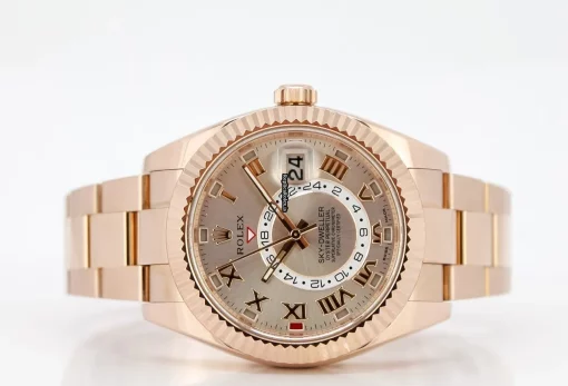 Marvellous Replica Rolex Sky-dweller 326935 Caliber 9001 Automatic Movement 42mm Rose Gold Case Mens/unisex Watch - Image 3