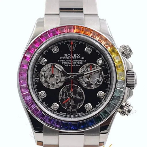 Aaa Replica Rolex Daytona 116509 Caliber 4130 Automatic Movement 40mm White Gold Case Mens/unisex Watch