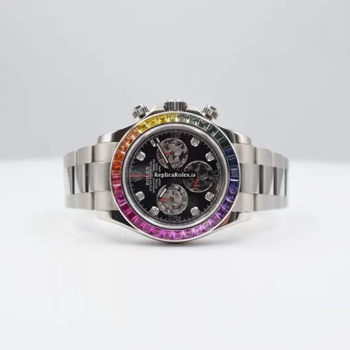 Aaa Replica Rolex Daytona 116509 Caliber 4130 Automatic Movement 40mm White Gold Case Mens/unisex Watch - Image 2