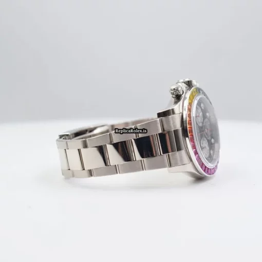 Aaa Replica Rolex Daytona 116509 Caliber 4130 Automatic Movement 40mm White Gold Case Mens/unisex Watch - Image 6