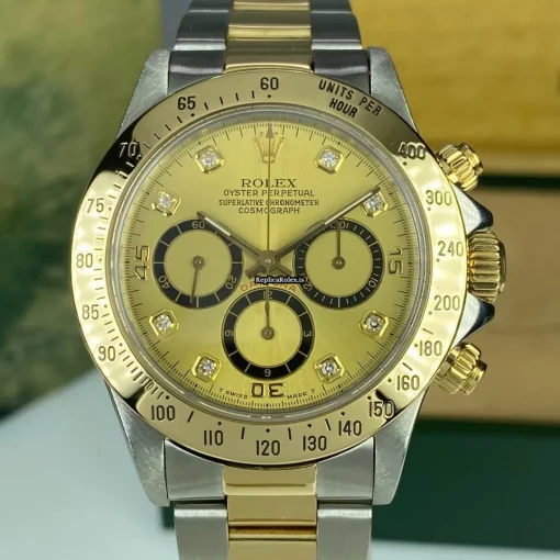 Lovely Replica Rolex Daytona 16523 Caliber 4030 Automatic Movement 40mm Gold/steel Case Mens/unisex Watch