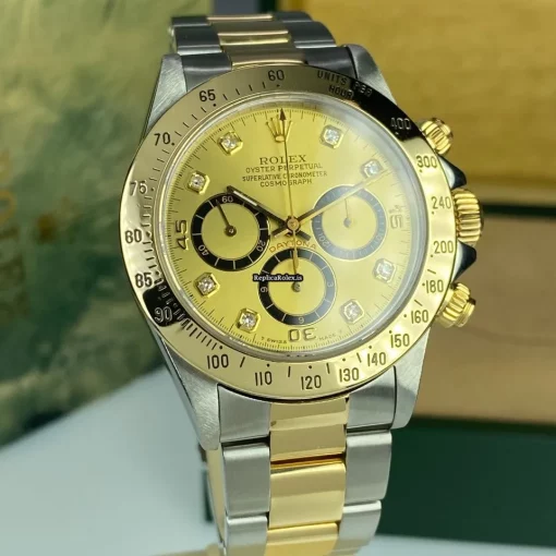 Lovely Replica Rolex Daytona 16523 Caliber 4030 Automatic Movement 40mm Gold/steel Case Mens/unisex Watch - Image 4