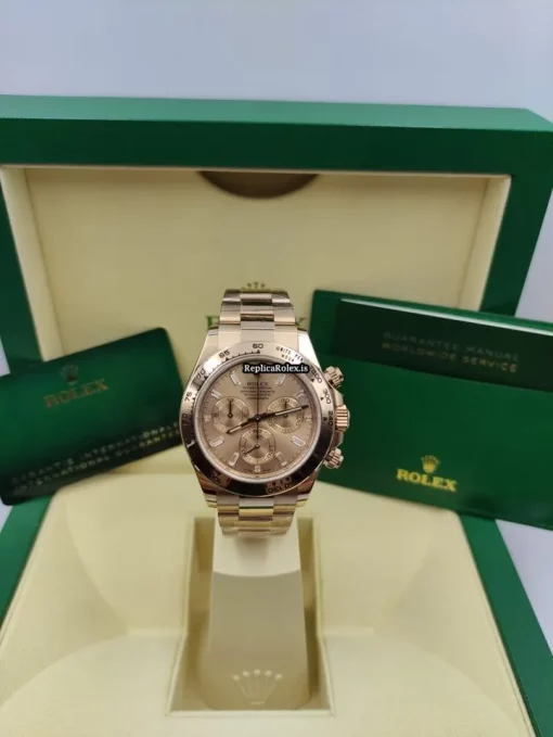 Fantastic Replica Rolex Daytona 116505-0013 Caliber 4130 Automatic Movement 40mm Rose Gold Case Mens/unisex Watch - Image 10