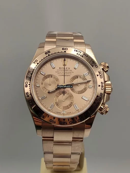 Fantastic Replica Rolex Daytona 116505-0013 Caliber 4130 Automatic Movement 40mm Rose Gold Case Mens/unisex Watch - Image 12