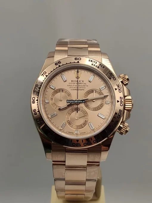 Fantastic Replica Rolex Daytona 116505-0013 Caliber 4130 Automatic Movement 40mm Rose Gold Case Mens/unisex Watch - Image 13