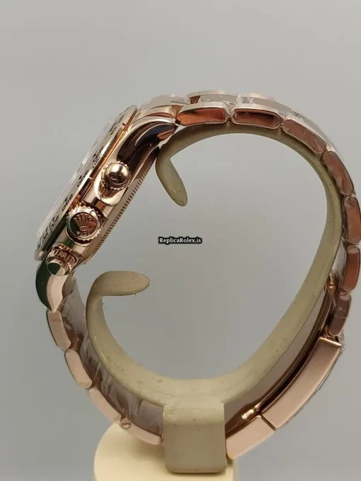 Fantastic Replica Rolex Daytona 116505-0013 Caliber 4130 Automatic Movement 40mm Rose Gold Case Mens/unisex Watch - Image 14