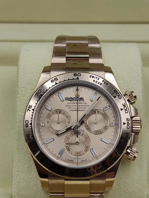Fantastic Replica Rolex Daytona 116505-0013 Caliber 4130 Automatic Movement 40mm Rose Gold Case Mens/unisex Watch - Image 2