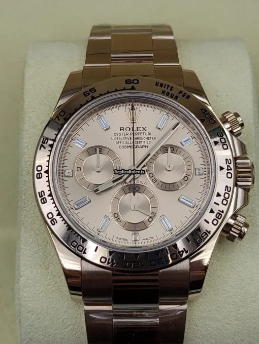 Fantastic Replica Rolex Daytona 116505-0013 Caliber 4130 Automatic Movement 40mm Rose Gold Case Mens/unisex Watch - Image 4