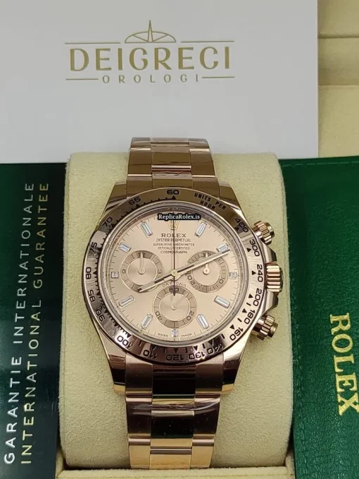 Fantastic Replica Rolex Daytona 116505-0013 Caliber 4130 Automatic Movement 40mm Rose Gold Case Mens/unisex Watch - Image 7