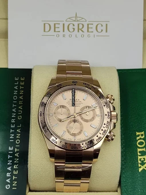 Fantastic Replica Rolex Daytona 116505-0013 Caliber 4130 Automatic Movement 40mm Rose Gold Case Mens/unisex Watch - Image 8