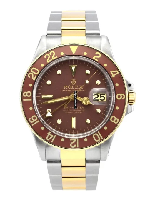 Appealing Clone Rolex Gmt-master 1675 Caliber 1570 Automatic Movement 40mm Gold/steel Case Mens/unisex Watch