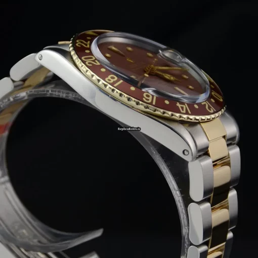 Appealing Clone Rolex Gmt-master 1675 Caliber 1570 Automatic Movement 40mm Gold/steel Case Mens/unisex Watch - Image 16