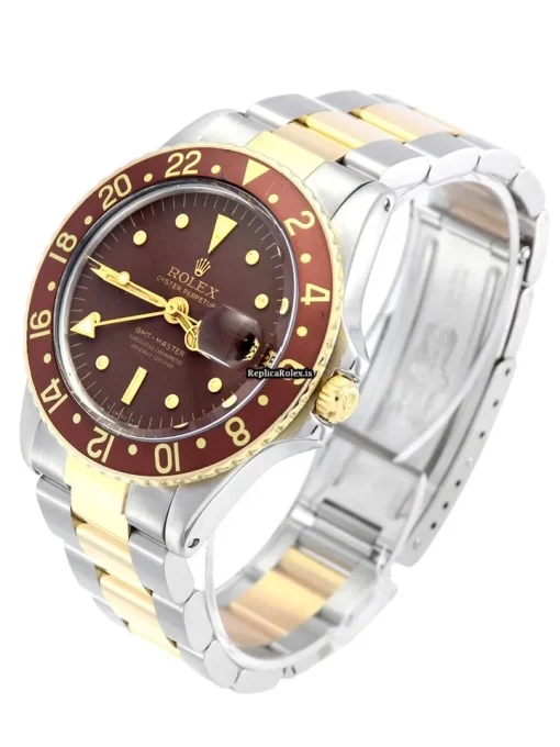 Appealing Clone Rolex Gmt-master 1675 Caliber 1570 Automatic Movement 40mm Gold/steel Case Mens/unisex Watch - Image 2