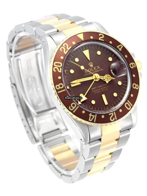 Appealing Clone Rolex Gmt-master 1675 Caliber 1570 Automatic Movement 40mm Gold/steel Case Mens/unisex Watch - Image 3