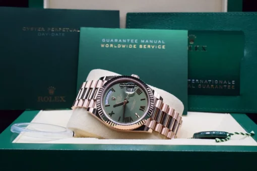 Lovely Imitation Rolex Day-date 40 228235 Caliber 3255 Automatic Movement 40mm Rose Gold Case Mens/unisex Watch - Image 4