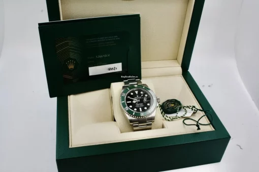 Neat Replica Rolex Submariner Date 126610lv Caliber 3235 Automatic Movement 41mm Steel Case Mens/unisex Watch - Image 12