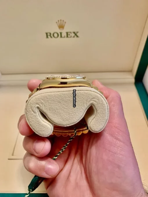 Wonderful Fake Rolex Day-date 36 128348rbr Caliber 3255 Automatic Movement 36x43mm Yellow Gold Case Mens/unisex Watch - Image 4