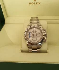 Awesome Replica Rolex Daytona 116509 Caliber 4130 Automatic Movement 40mm White Gold Case Mens/unisex Watch