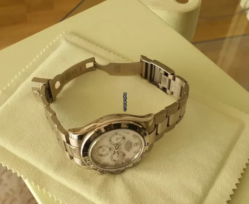 Awesome Replica Rolex Daytona 116509 Caliber 4130 Automatic Movement 40mm White Gold Case Mens/unisex Watch - Image 2