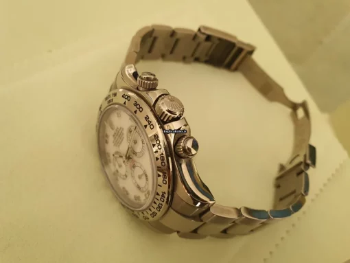 Awesome Replica Rolex Daytona 116509 Caliber 4130 Automatic Movement 40mm White Gold Case Mens/unisex Watch - Image 3
