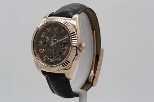 Affordable Replica Rolex Sky-dweller 326135 Caliber 9001 Automatic Movement 42mm Rose Gold Case Mens/unisex Watch - Image 2