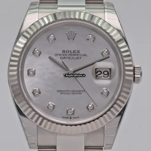 Marvellous Replica Rolex Datejust 126334 Automatic Movement 40mm Steel Case Mens/unisex Watch - Image 3